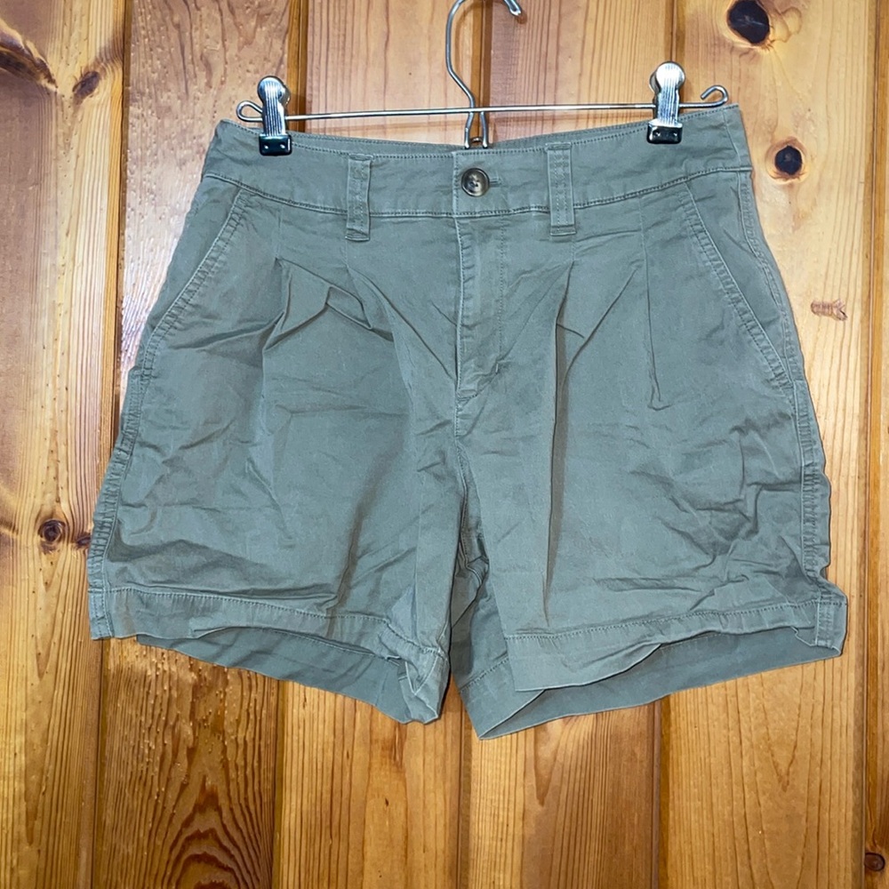 Olive Green Casual Shorts a new day shorts  6 stretch elastizado summer shorts